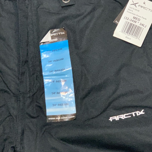 M / Actix men’s Insulated Snow Pants - Picture 2 of 9